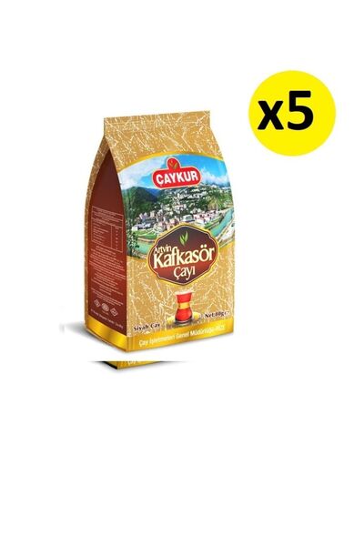 Çaykur أرتفين شاي قوقازور 80 جرام5 قطع