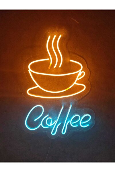 Genel Markalar Coffee Neon Led Tabela Neon Dekoratif Duvar Aydınlatması