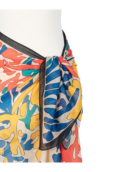 AQUABERRY Patterned Pareo 100X140 cm |   Beach Clothing - Vibrant Patterned, Anti-Wrinkle and Practical