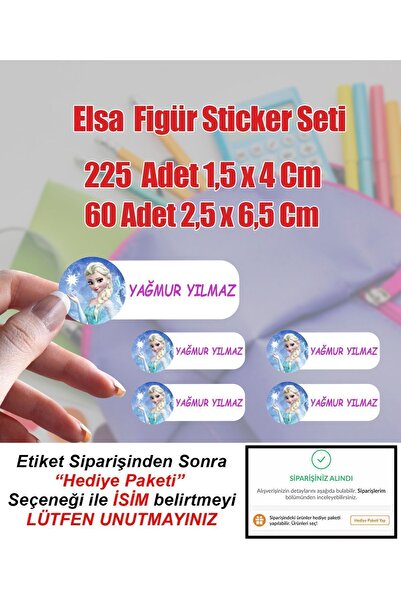 Aysprint Okul Etiketi Kırtasiye Defter Kalem Matara Çanta Kalem Kutu Kişiye Ö...