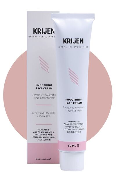 Krijen Aha + Lecithin | Fermente / Prebiyotik Yağlı Cilt Yüz Kremi 50 gr