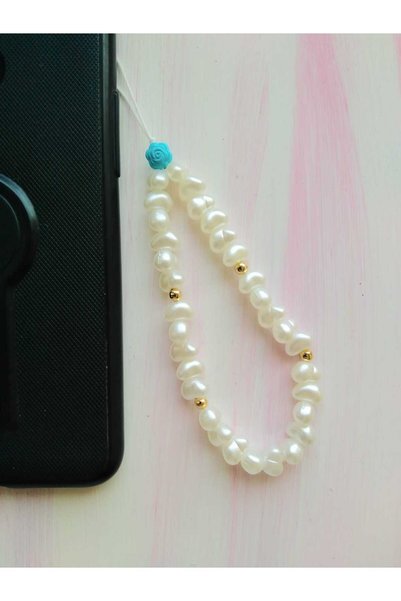 nasclaycollection Inci Hediyelik Telefon Askısı ,charm, Çanta Ve Cüzdan Süsü Gül