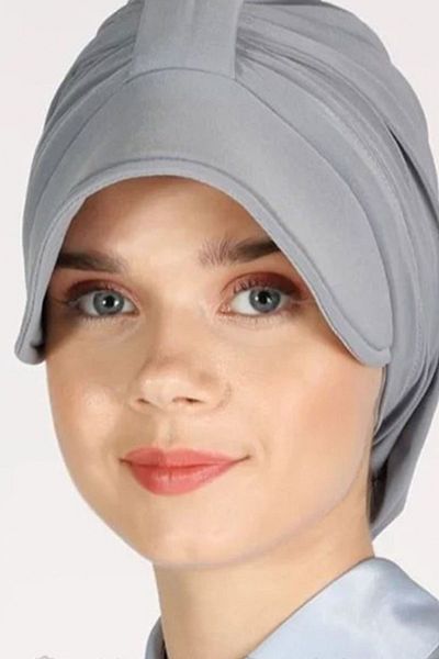 Vera Gray Hijab Bonnet Hat - Women's Swimwear Sea Bonnet