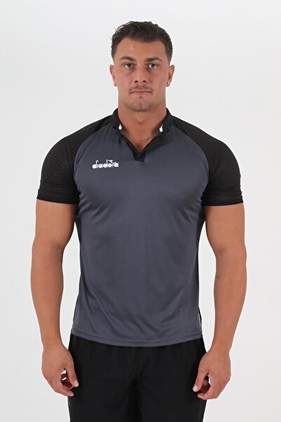 Diadora Μπλουζάκι Camping Anthracite Premium