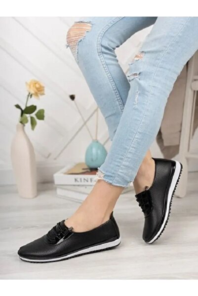 HKM shoes Ασπρόμαυρο Skin Laser Ορθοπεδικό Άνετο Μαλακό Καθημερινό Αντιολισθη...