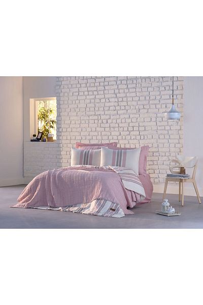 Doqu Home طقم مهر خاص مزدوج - بودرة