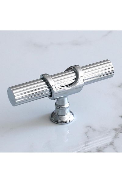 Badem10 Arsin Chrome Metal Handle Button Furniture Kitchen Drawer Cabinet Wardrobe Door Handle Handle Handles Chrome Color