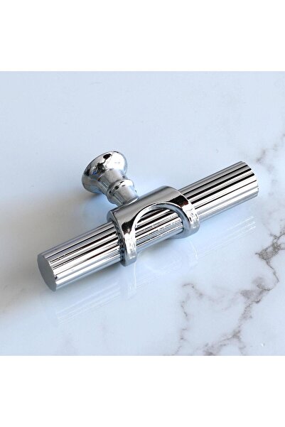 Badem10 Arsin Chrome Metal Handle Button Furniture Kitchen Drawer Cabinet Wardrobe Door Handle Handle Handles Chrome Color