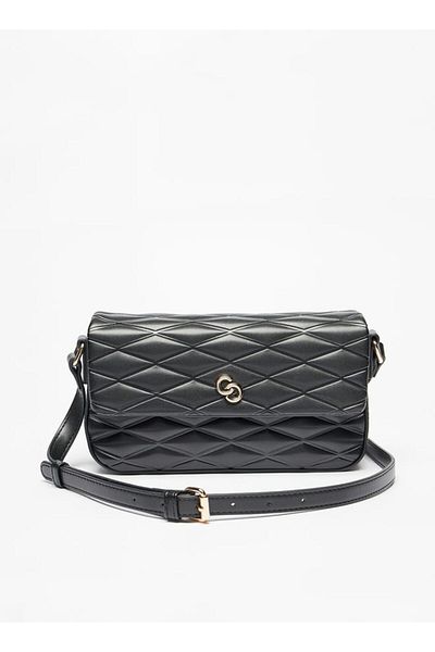 Celeste Quilted Crossbody Bag with Adjustable Strap and Flap Closure