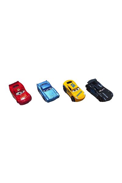 Brother Toys مجموعة سيارات لايتنينج ماكوين ديموكو جاكسون ستورم رامون مكونة من 4 قطع