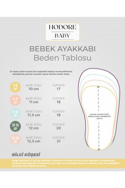 Hodore Alice Powder Stoned Genuine Leather Baby Moccasin