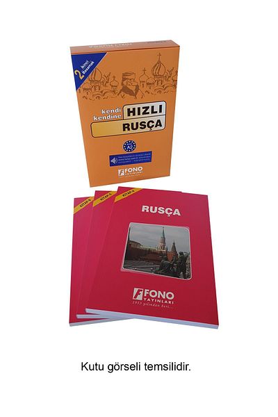 Fono Yayınları Fast Russian Level 2 (3 Books) (with voice-over)