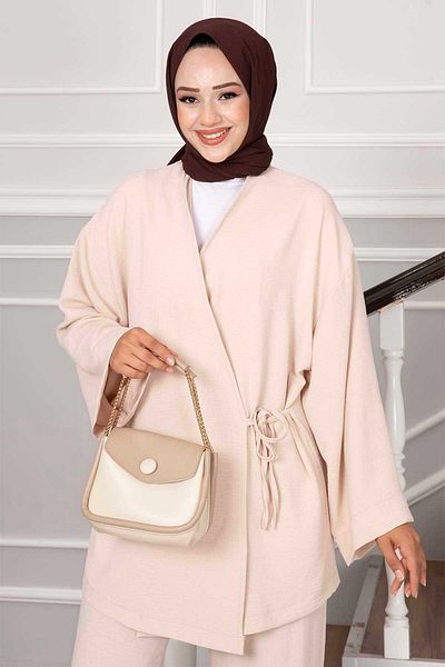 EBRUTESETTÜR Kimono Set - Side Tie and Lace Up