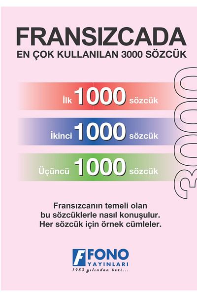 Fono Yayınları First 3000 Words in French