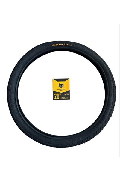 BİKE SKY Bike Sky Black Cat 20 X 1.75 City Eps 5mm Zırhlı Dış Lastik Ve Iç La...