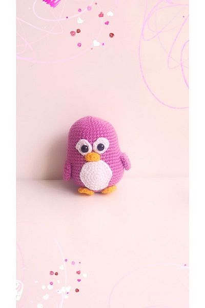 Penguen Organic Toy (HAND KNITTED)