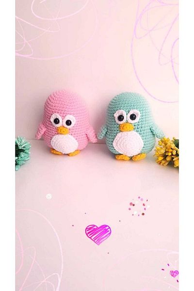 Penguen Toy Set of 2