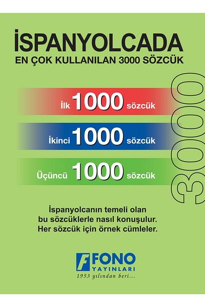 Fono Yayınları First 3000 Words in Spanish