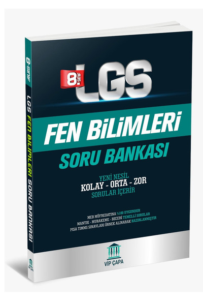 ÇAPA YAYINLARI lgs 8.sınıf fen bilimleri soru bankası