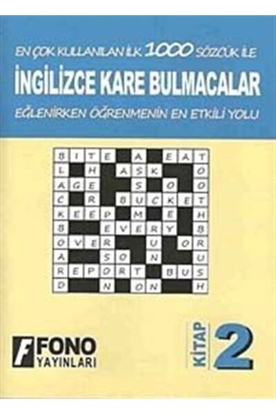 Fono Yayınları Ingilizce Kare Bulmacalar - 2. Kitap & En Çok Kullanılan Ilk 1...