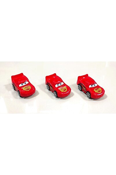 Brother Toys 3 Pieces Lightning Mcqueen Checkride Cars Car Plastic 8 Cm.