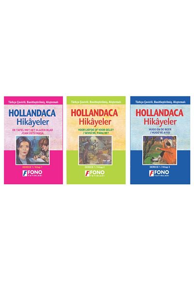 Fono Yayınları Dutch-Turkish Stories (3 Book Set) (grade 1)