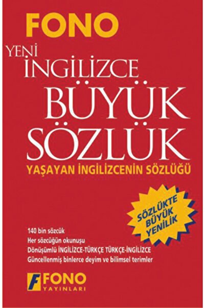 Fono Yayınları Ingilizce Büyük Sözlük