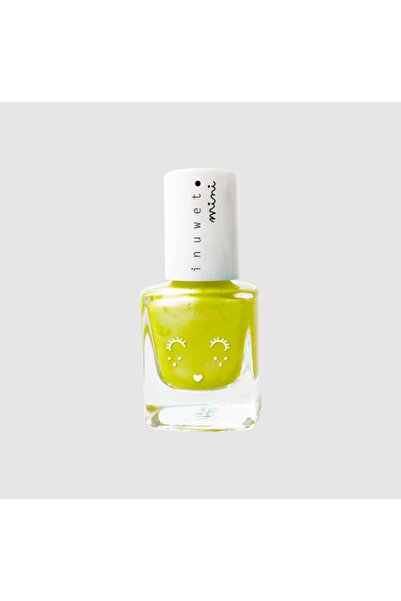 Inuwet Su Bazlı Çocuk Ojesi Ananas Kokulu Ve Neon Sarı
