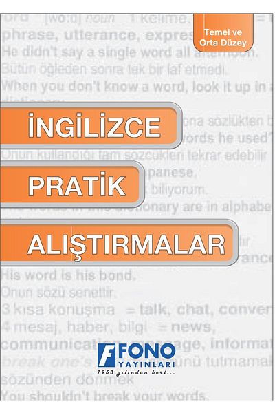 Fono Yayınları English Practical Exercises