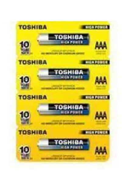 Toshiba High Power Serisi Alkalin Aaa Ince Kalem Pil 4'lü