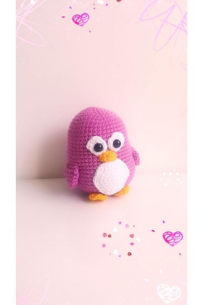 Penguen Organic Toy (HAND KNITTED)