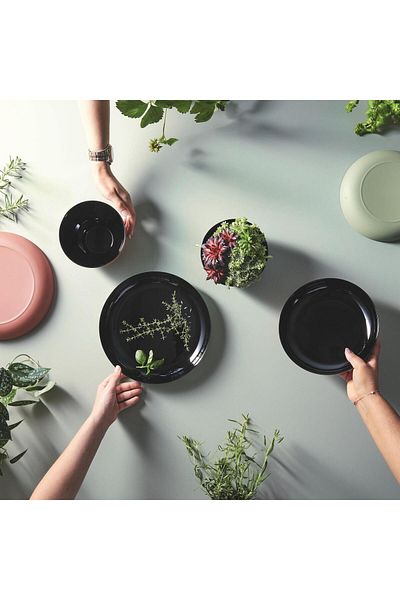 Luminarc 25 cm Vicky - Tempered Black Soil Serving Plate