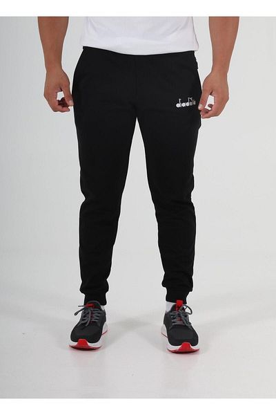 Diadora Massa Βαμβακερό Φούτερ Μαύρο