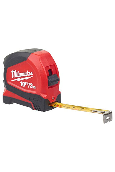 Milwaukee Ağır Hizmet Tipi Led Işıklı Şerit Metre 3m T48226602