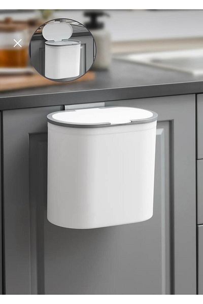 Bestofhome Φορητός κάδος απορριμμάτων Πάγκος κουζίνας και κρεμαστός κάδος απορριμμάτων ντουλαπιού