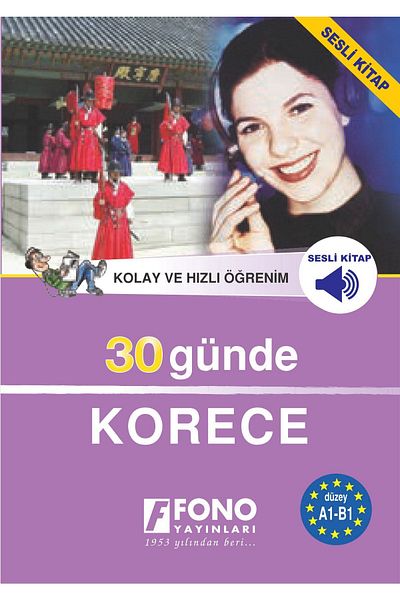 Fono Yayınları Korean in 30 Days - Collective and Phono Broadcasts,9789754714401