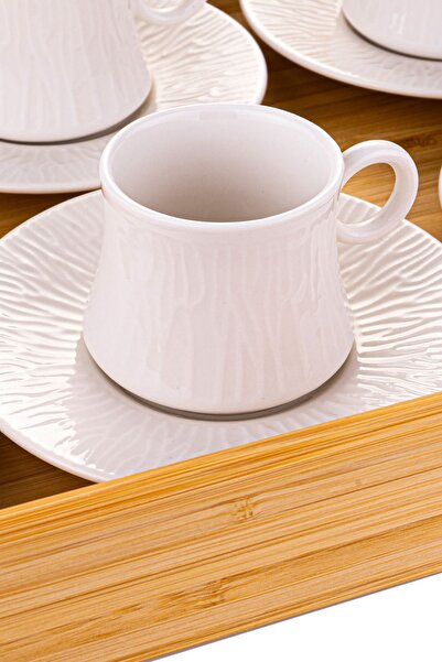 Bambum Lara 6 Kişilik Kahve Fincan Takımı Bush