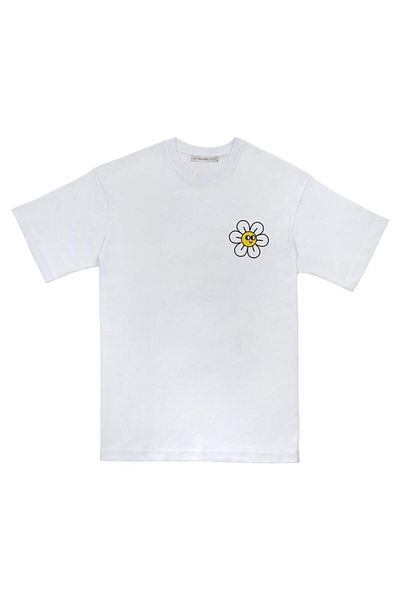 Dogo Tricou alb vegan unisex Best Buddies x Dogo - Design Daisies