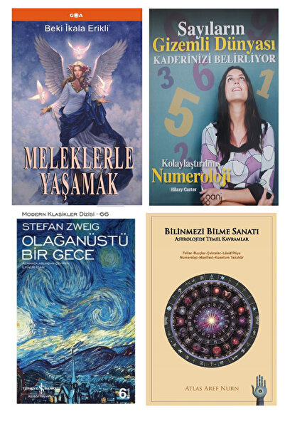 TÜRKİYE İŞ BANKASI KÜLTÜR YAYINLARI Meleklerle Yaşamak - Beki İkala + Numerol...