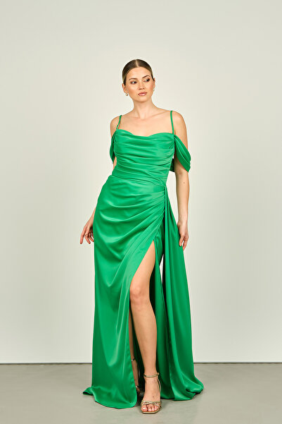 Saygın Benetton 0992449   Women's Long Evening Dress - Rope Strap