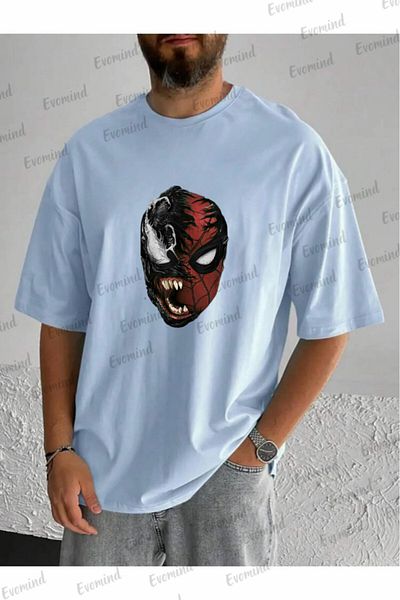Evomind Μπλουζάκι Marvel Spiderman Venom με μοτίβο