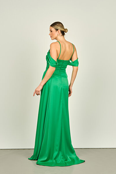 Saygın Benetton 0992449   Women's Long Evening Dress - Rope Strap