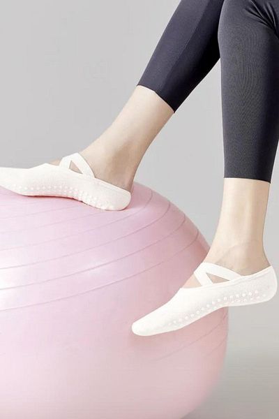KRAL SOCKS Șosetă Pilates din bambus - Yoga, ABS, șosetă sport Dancing Ballet Fitness cu talpă anti-alunecare