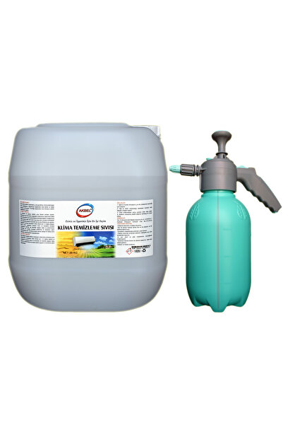 akbel Klima Temizleme Sıvısı 20kg Uygulama Pompası 4 Adet Klima Temizleme Poşeti