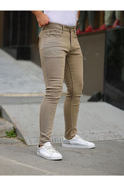 comstar Мъжки дънки Slim Fit Stretch Denim Mink
