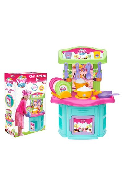 DEDE Candy Ken Chef Kitchen Set 16 Pieces