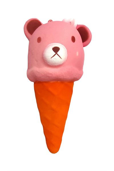 Brother Toys Slow Rising Squishy with Pink Cute Ice Cream Scent in Sucushi Cone