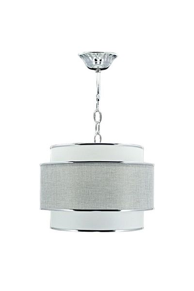 Eslight Milas Light Gray Metallized Strip Modern Pendant Chandelier E64