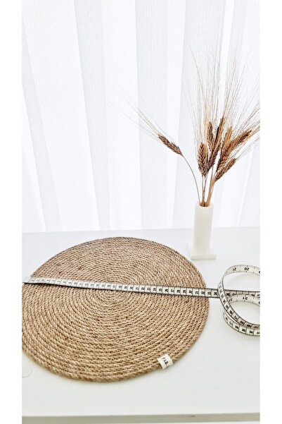 PNRSTİL مجموعة سوبلا مكونة من 6 قطع - خيط الجوت 33 سم مصنوع يدويًا، مخيط بشكل...