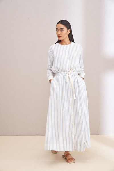 Kuaybe Gider LUCINE 3059 Model Blue Skirt